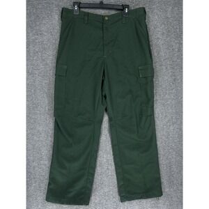 Vintage 90s FSS Wildland Fire Pants 32-36x30 Green Aramid Cargo Made In USA